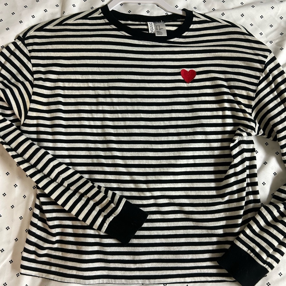 Striped long sleeve shirt
